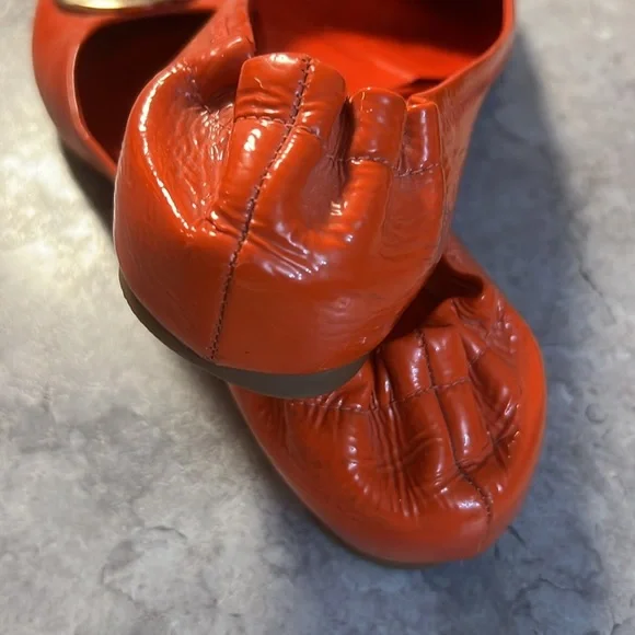Tory Burch Miller Orange Flats 🥿 - Picture 4 of 6